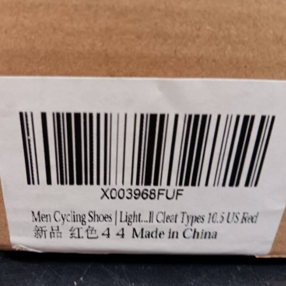 azbzcz Cycling Shoes (10.5) Cleats Clip Indoor Outdoor - Picture 3 of 6